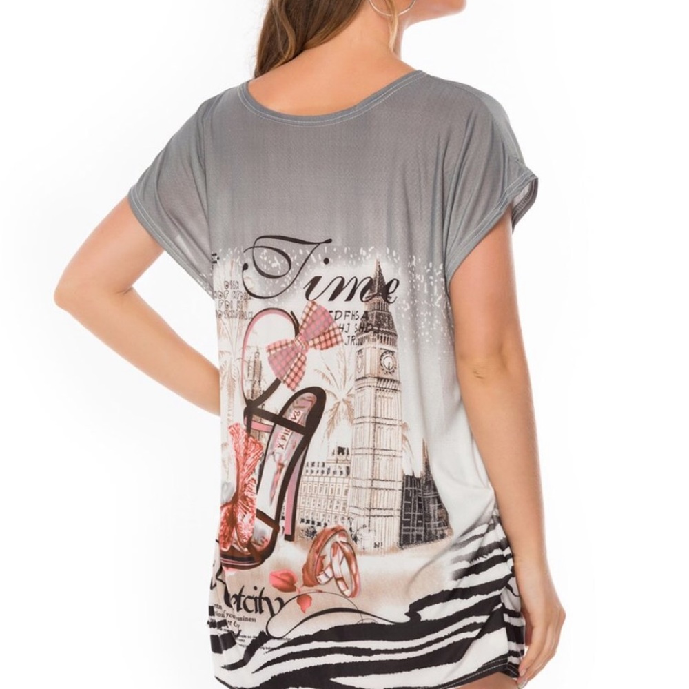 - Abstract Print Top - - Picture 3 of 8